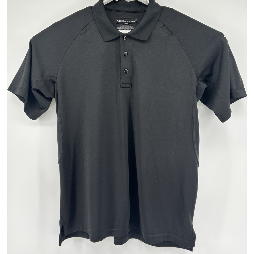 5.11 Tactical Series Short Sleeve Polo Shirt Black Men's Size Large